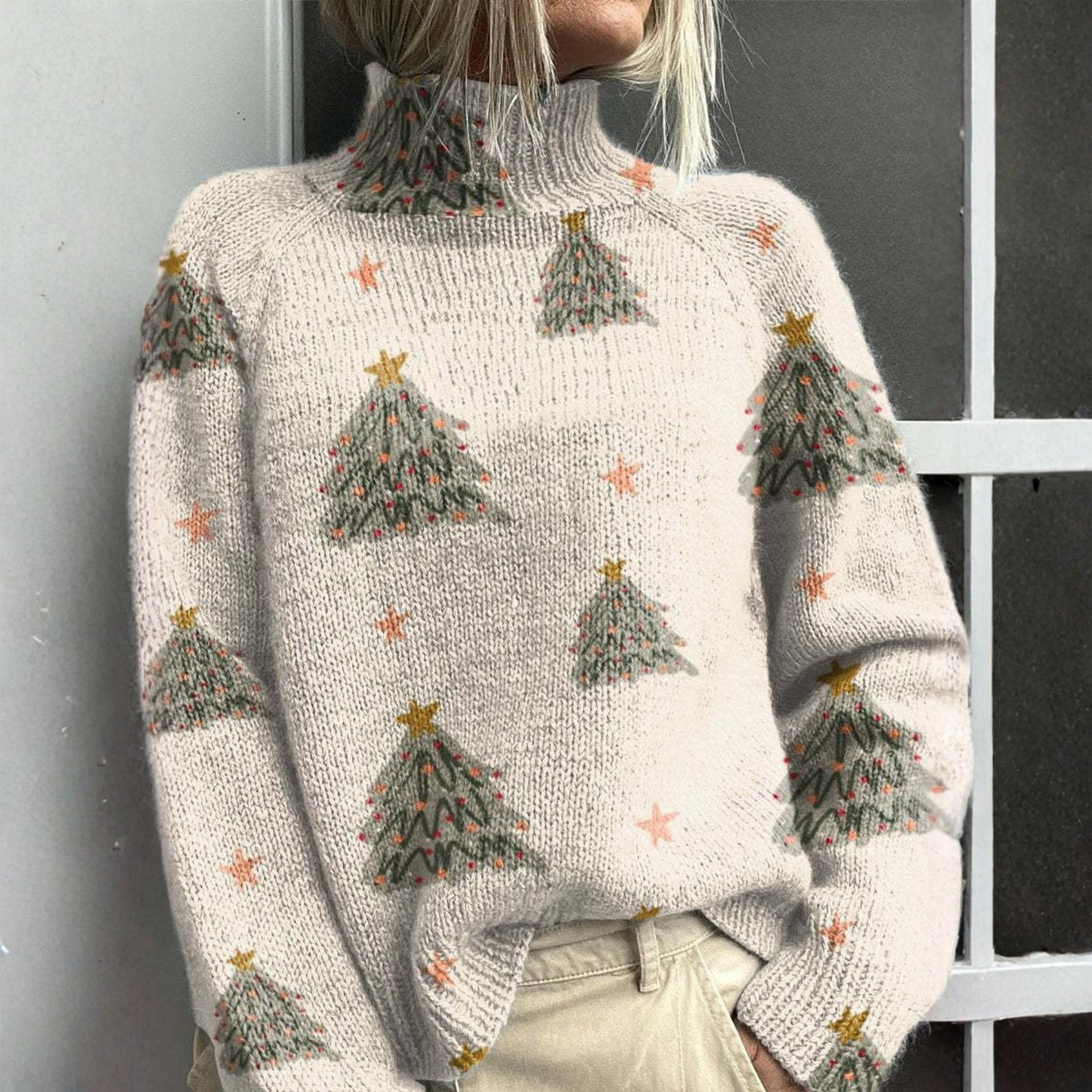 Corvella™ | Women’s Elegant Comfort Turtleneck Sweater