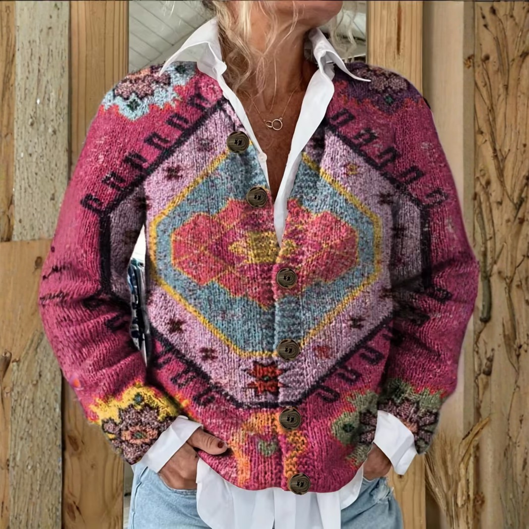 Nadine™ | Women’s Vintage Cardigan Sweater