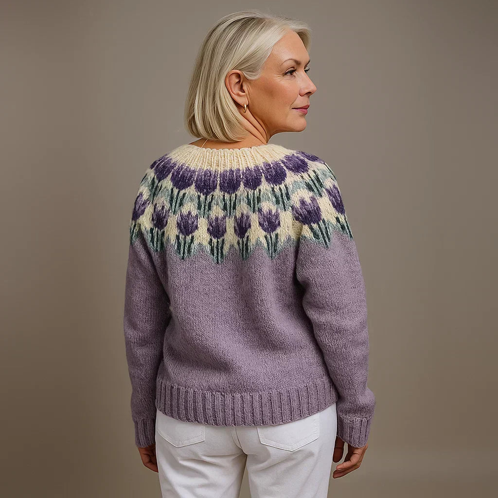 Oliver & Celine - Classic Icelandic Wool Vintage Cardigan